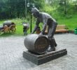 Памятник пивовару в Томске